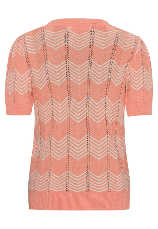 GROBUND Almine tee - den med zigzag i melon