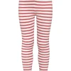 GROBUND Caya leggings mini - dem med ribsrøde striber