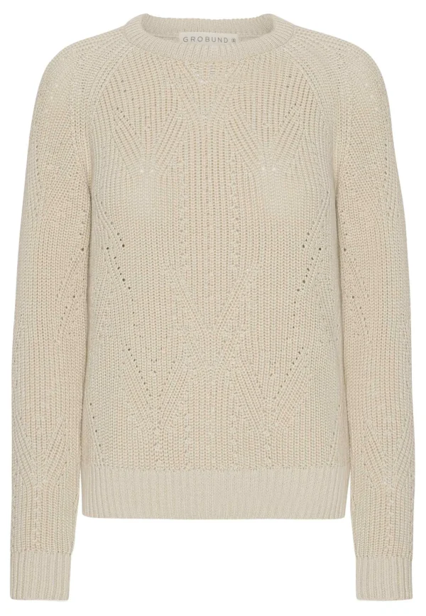 GROBUND Filuca strikken - den i Beige