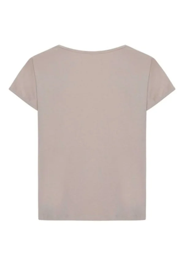 GROBUND Karen t-shirten - den korte i beige