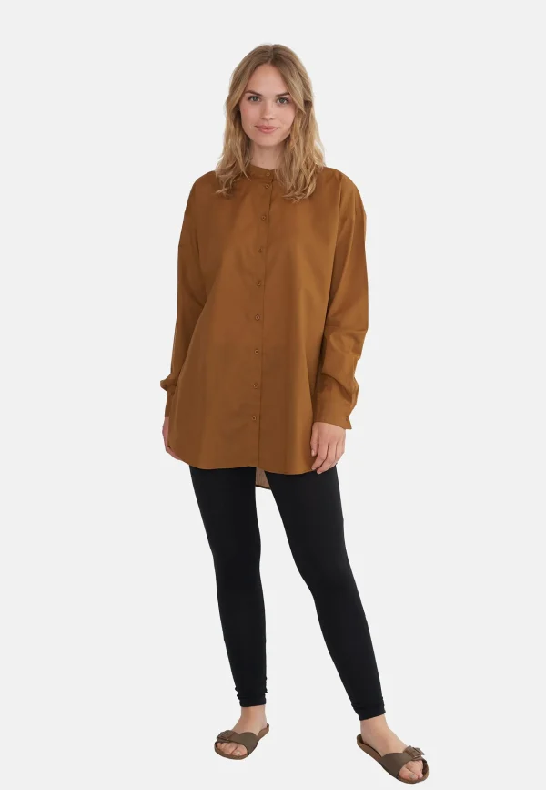 GROBUND Liva skjorten - den oversize i kanel