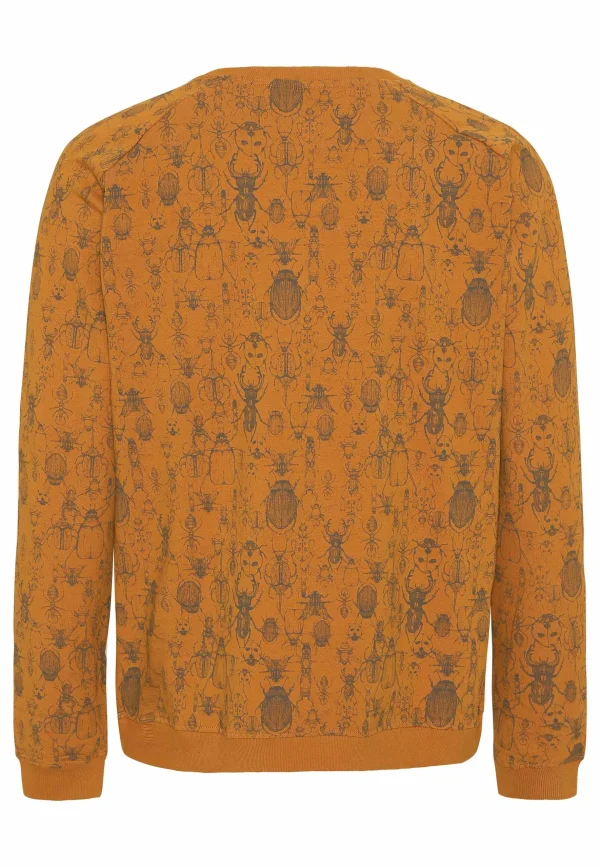GROBUND Melvin sweatshirten - den i gylden med print