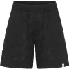 GROBUND Naomi shorts - i sort med blomsterbroderi