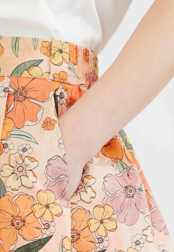 GROBUND Nelly nederdelen - i retroprint