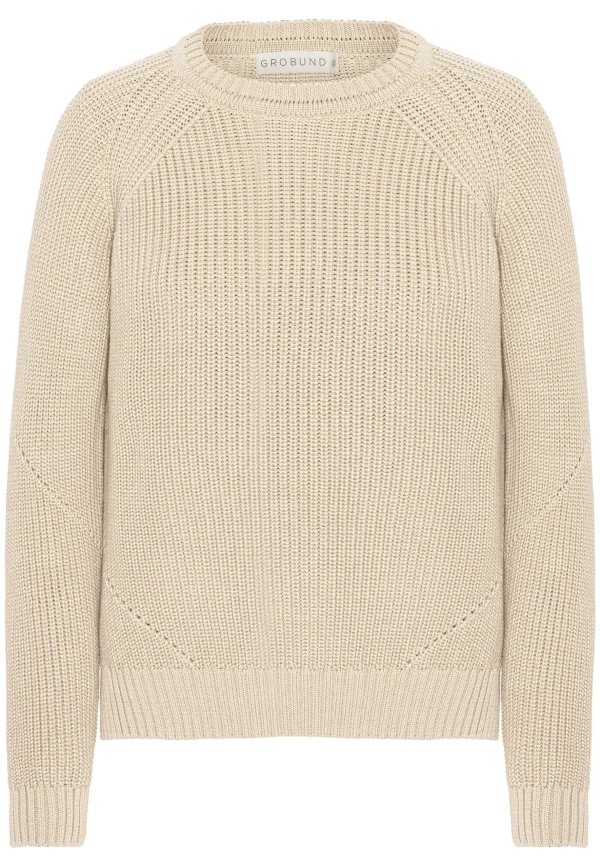 GROBUND Sally strik - den i beige