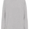 GROBUND Sava sweatshirten - den oversize i grå melange