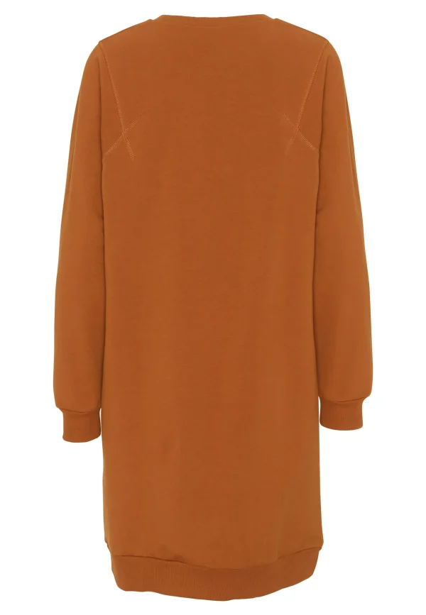 GROBUND Selma sweatshirten - den lange i brændt orange