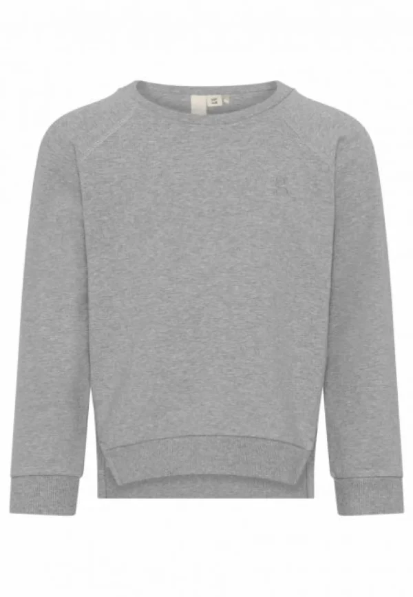 GROBUND Valle sweatshirten mini - den i grå melange